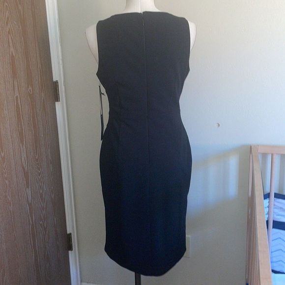 Lulu's Black Midi Dress Large NWT - Picture 14 of 14